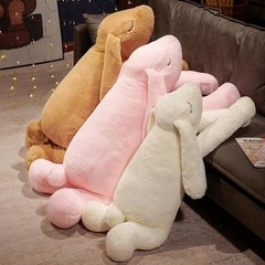 90cm 120cm Giant Bunny Plush Toy Soft Big Ear Rabbit Stuffed Animal Doll