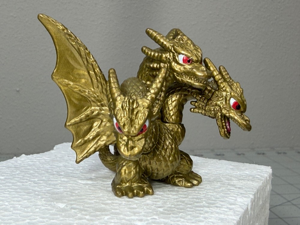 Bandai Toho Chibi King Ghidorah 2″ PVC Figure 2013 Minifigure Godzilla Kaiju