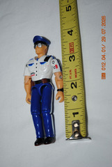 1999 Lanard The Corps C9 Police Officer Action Rescue Figure – White Shirt