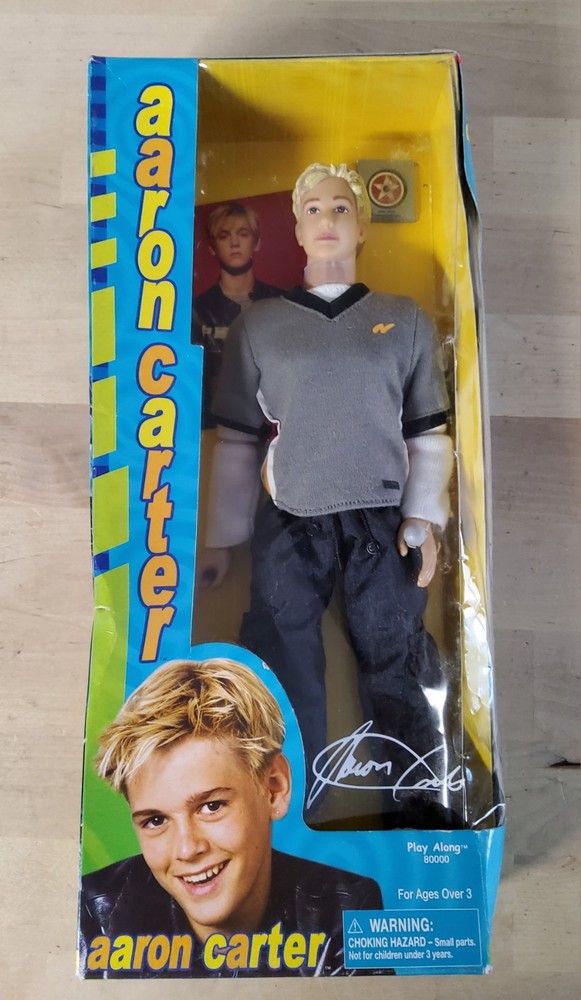 Aaron Carter Doll 2001 Play Along 80000 Singer Actor Kid Musician Lead Singer