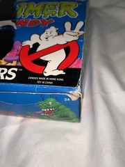 TOPPS GHOSTBUSTERS SLIMER 1989 HEAD BUST CANDY BOX CONTAINERS DISPENSER 20 PIECE