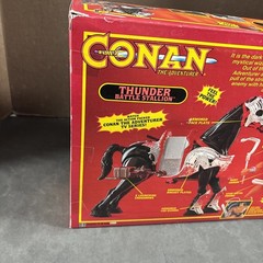 THUNDER BATTLE STALLION CONAN THE ADVENTURER ACTION FIGURE SET HASBRO VINTAGE