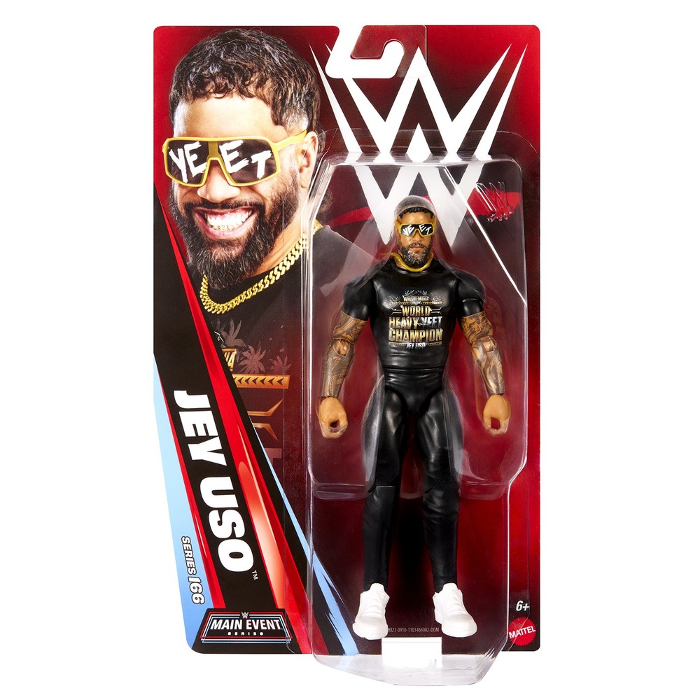 Jey Uso – WWE Main Event 166 Mattel Toy Wrestling Action Figure