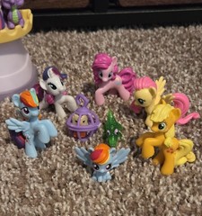 MLP Friendship Is Magic Lot 20+ Mini Figs Playset Pets Nightmare Luna Celestia