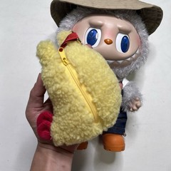 POP MART Authentic Labubu Fall In Wild Series Big Plush Doll 38cm & Wacky Mart