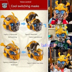 Voice Control Killerbody 1:1 Bumblebee Mask Wearable Helmet Transformer Helmet