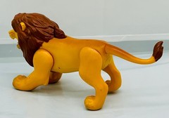 The Lion King Fighting Action Adult SIMBA Vintage 1994 Disney Toy Figure Battle
