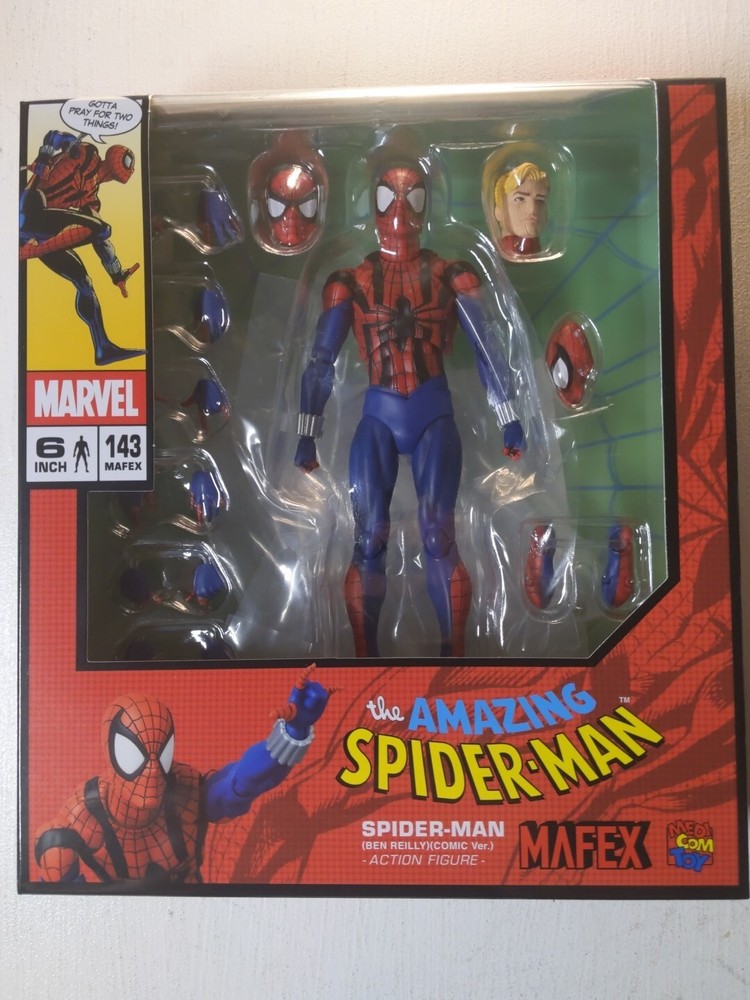 Mafex No.143 Spider-man Ben Reilly Reissue Medicom Toy Action Figure New Sealed