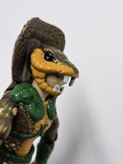 1986 GI Joe Serpentor Figure W. Hood Snake Parts Lot Cobra Vintage Weapon