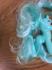 Lot Of 3 Lyra Hasbro My Little Pony MLP Brushable Ponies Multiple Years Gens