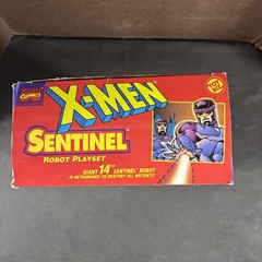 SENTINEL ROBOT PLAYSET X-MEN FOX MARVEL TOY BIZ NEW OPEN BOX ANIMAED SERIES