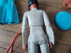 Vintage Marx Action Figures Princess Wildflower Janice Johnny West w/Accessories