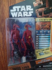 Star Wars Saga Legends Red Battle Droid (2010) Hasbro Figure Set 2-Pack SL20 Moc