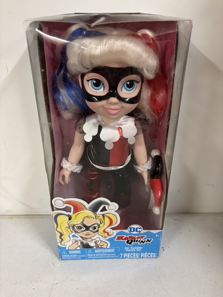 HARLEY QUINN DC TODDLER SUPER HERO GIRLS DOLL FIGURE DC COMICS 2017 7 Pieces NIB