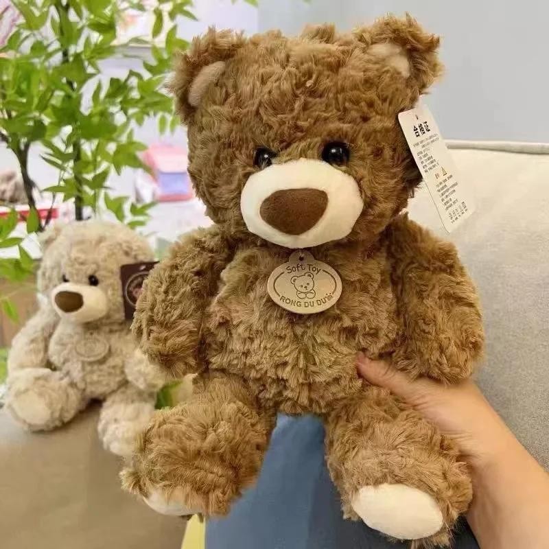 25cm Cute Bow Tie Teddy Bear Plush Toy Kids Birthday Gift Pillow Decor Home Room