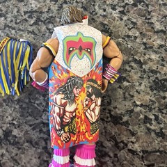WWE Ultimate Edition Series 15 The Ultimate Warrior Wrestling Figure 1 head