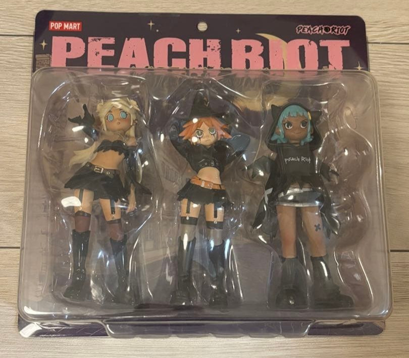 POPMART Peach Riot Witchy Punk Figures Vinyl Toy Gigi Poppy Frankie