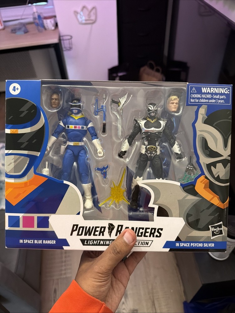 Power Rangers Lightning Collection In Space Blue Ranger Psycho Silver 2-Pack