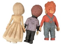 Imperial 2004 5 1/2 Inch Toy Rubber Seed Of Chucky Stretchy Family Set Of Three