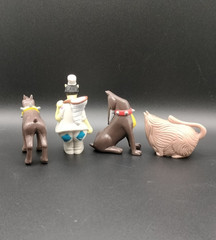 11 X Pound Puppies Miniatures Vintage 1986 Tonka Dog Cat Catcher Set Lot O 23