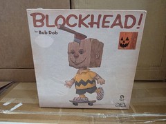 Blockhead BLACK O LANTERN 9″ Vinyl Figure Skater by BOB DOB Martian Toys