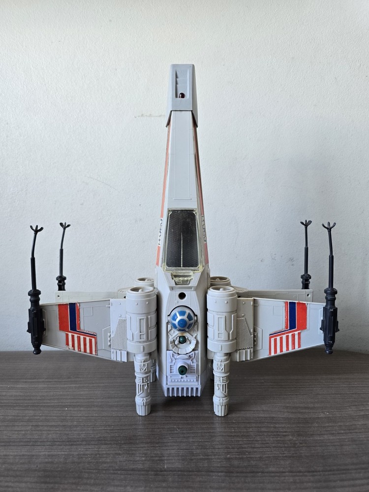 1988 Vintage Rare Star Wars POTF Glasslite Brazil 🇧🇷 X-Wing Asa-X Working
