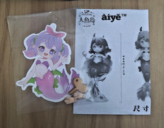 Koitake AIYE Mermaid Island Series BJD Doll 8.3in “Tiantian” open box