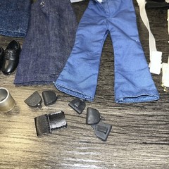 Vtg GI Joe Hasbro 1/6 Shore Patrol USMC Dress Blues GEAR LOT And Other Stuff