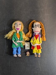 Eliza Debbie Thornberrys 1999 Vintage Toy Figures Viacom 4 Piece Lot Nickelodeon