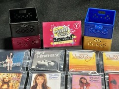 MGA Miniverse Mini Vinyls Records ~ COMPLETE SET ~ 20 Records + 4 Crates