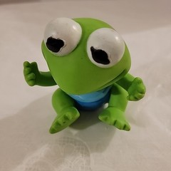 Kermit The Frog 4″ Hasbro PVC Figure Muppet Babies 1984 Vintage 40 Years Old