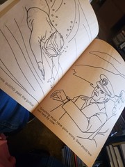 MINT! 1974 The Six Million Dollar Man Coloring Book Uncolored And Pristine
