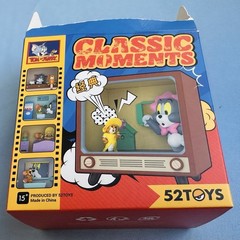 52TOYS Tom & Jerry Classic Moments Haunted Mouse Figure TV Display Complete Toy