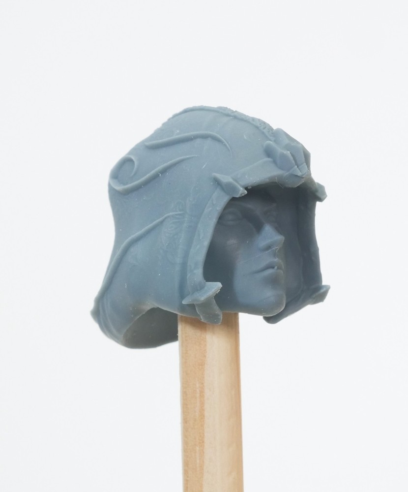 Fantasy D&D Mythic Legions Abyss Hunter Hooded Head 1.0 1:12 3D Resin