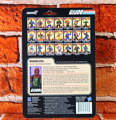 Super7 G.I. Joe Roadblock Heavy Machine Gunner ReAction STANDARD GRADE