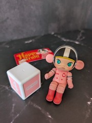 POP MART x MOLLY Happy Train Party Space Molly Pink Mini Figure, No Box