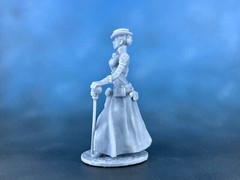 Action Figure Steampunk Lady Plague Doctor 80mm Resin Figure