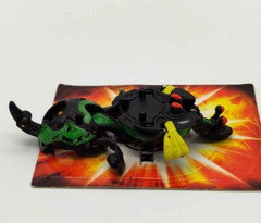 Bakugan Battle Brawlers Gundalian Invaders Black Darkus NASTIX 1000g FIGURE ONLY