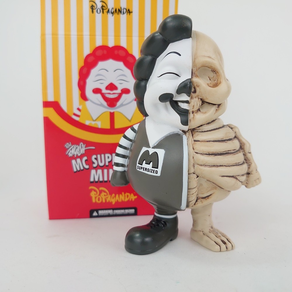 Ron English Popaganda X Secret Base Mc Supersized Half Bones Mono 4″ Mindstyle