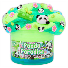 Panda Paradise “Cherry Blossom Scented” Hybrid Texture Slime 8oz – Dope Slimes