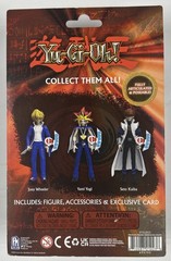 Lot of 2 Yu-Gi-Oh! Action Figures Yami Yugi/ Seto Kaiba CIB W/ Exclusive Card