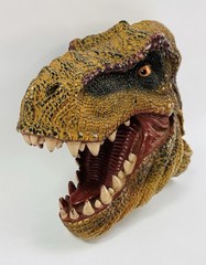 New Canna Animal Kingdom T-Rex Dinosaur Hand Puppet Realistic Rubber 8″ Head