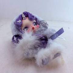 POP MART x Skullpanda My Little Pony Series Plush Doll Pendant Figure – Rarity