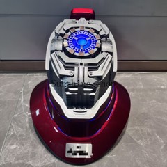 1:1 Iron Man MK5 Helmet LED Base Stand 5.2 Bluetooth Speaker Breathing Light New