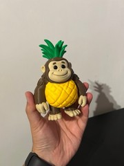 Italian Brainrot – Orangutini Ananasini 3D Printed Figurine Toy For Kids & Adult