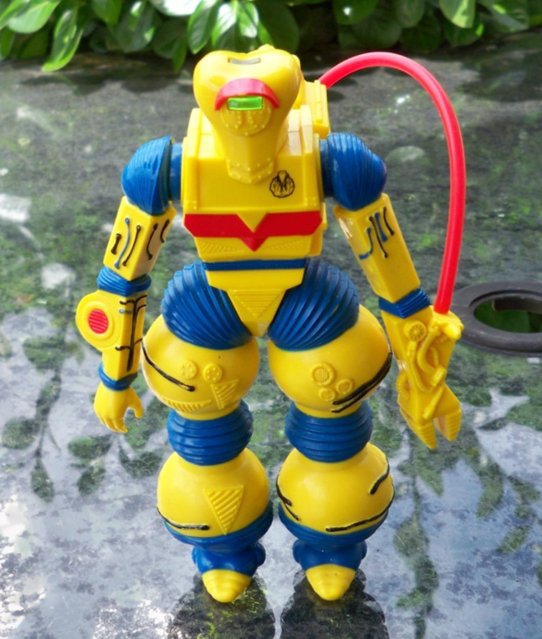 Vintage Inhumanoids Liquidator Action Figure 1986 Complete Working Repro Hose