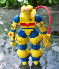 Vintage Inhumanoids Liquidator Action Figure 1986 Complete Working Repro Hose