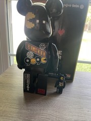 PAC-MAN BE@RBRICK 100% and 400% Set MEDICOM TOY Rare