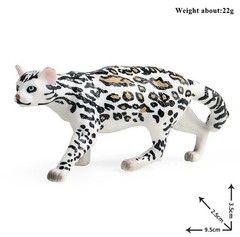 Ocelot Spotted Wild Cat Animal Toy PVC Action Figure Doll Kids Toys Party Gift