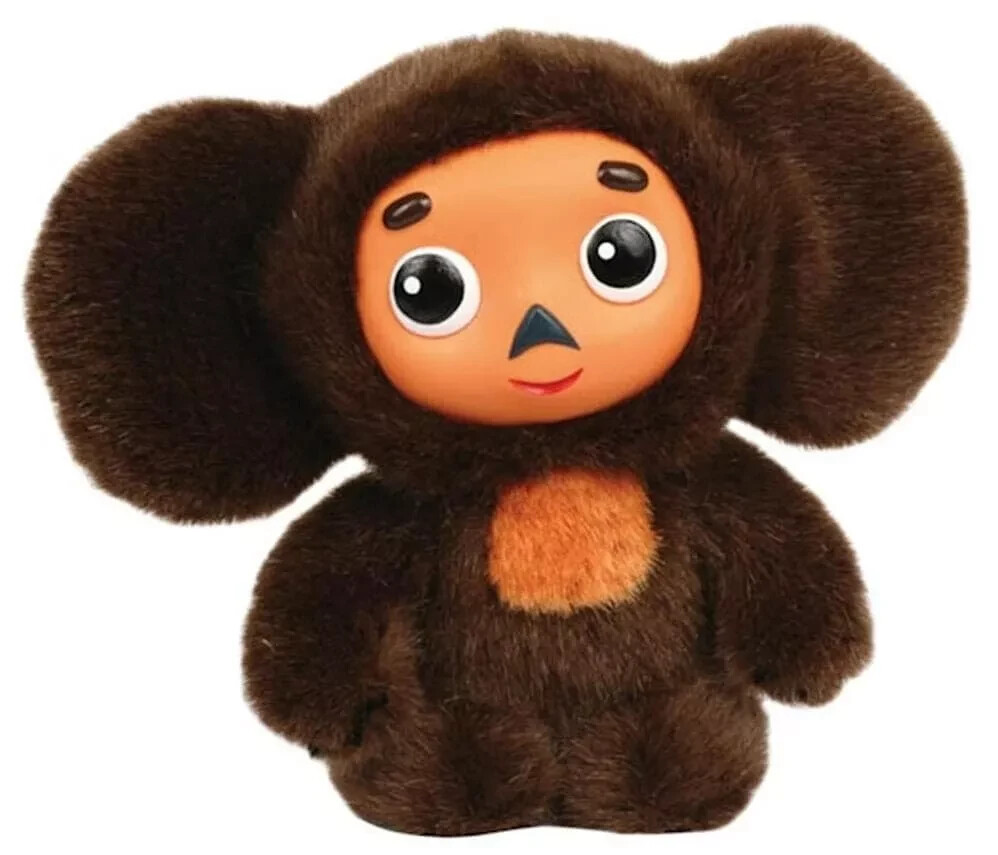 11″ Large Cheburashka Toy Talking Plush Toy Russian Cartoon Stuffed Чебурашка
